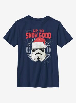 Star Wars Up To Snow Good Trooper Youth T-Shirt