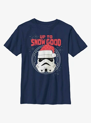 Star Wars Up To Snow Good Trooper Youth T-Shirt