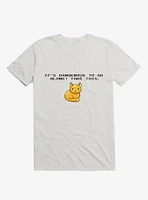It's Dangerous To Go Alone, Take This! Cat White T-Shirt