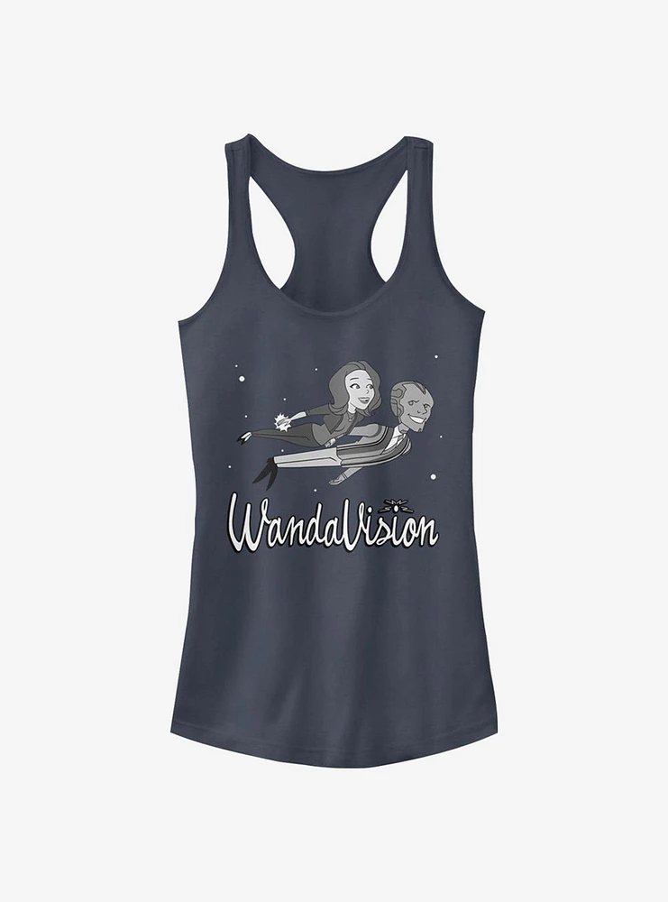 Marvel WandaVision Flying Stars Girls Tank