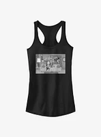 Marvel WandaVision Neighbors Cartoon Girls Tank