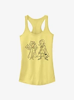 Marvel WandaVision Unusual Couple Simple Ink Girls Tank