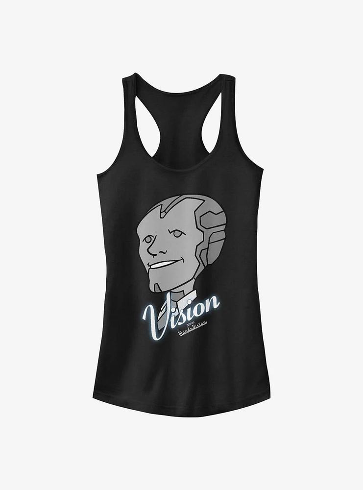 Marvel WandaVision Vision Grins Girls Tank