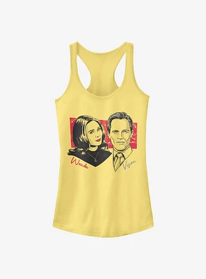 Marvel WandaVision Classic Couple Print Girls Tank