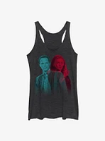 Marvel WandaVision Glitched Couple Vision Girls Tank