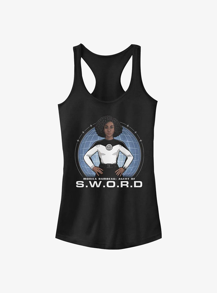 Marvel WandaVision S.W.O.R.D Hero Monica Girls Tank