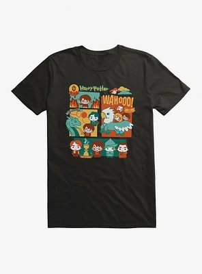 Harry Potter Comic Style First Four Films T-Shirt