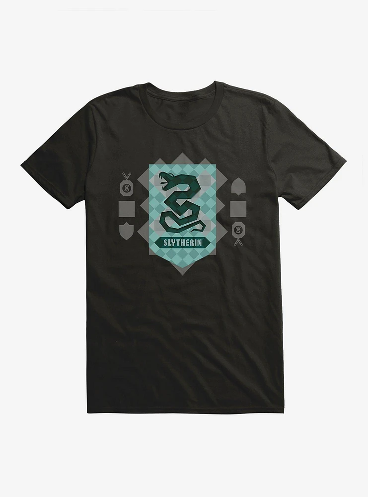 Harry Potter Slytherin House Shield T-Shirt