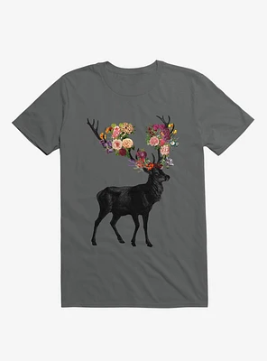 Spring Itself Deer Floral T-Shirt