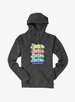 Barbie Pastel Rainbow She's Out Of This World Logo Hoodie