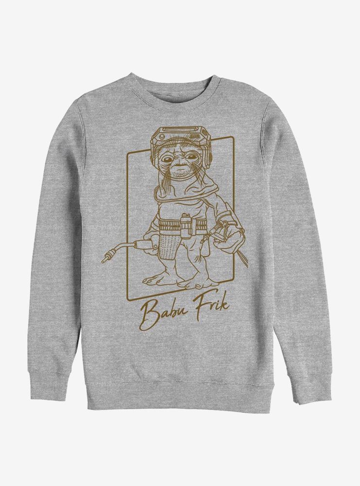 Star Wars: The Rise Of Skywalker Babu Outline Sweatshirt