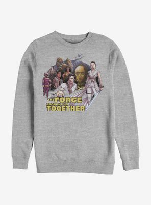 Star Wars: The Rise Of Skywalker Together Characters Sweatshirt