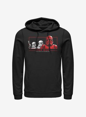 Star Wars: The Rise Of Skywalker Red And Pals Hoodie