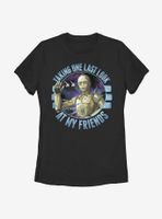 Star Wars: The Rise Of Skywalker Bye C3PO Womens T-Shirt