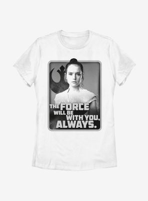 Star Wars: The Rise Of Skywalker With You Rey Womens T-Shirt