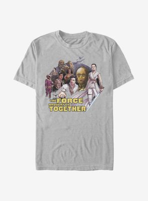 Star Wars: The Rise Of Skywalker Together Characters T-Shirt