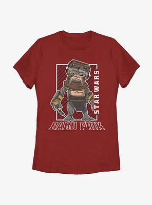 Star Wars: The Rise Of Skywalker Babu Frik Womens T-Shirt