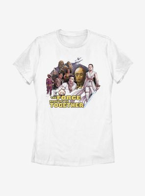 Star Wars: The Rise Of Skywalker Together Characters Womens T-Shirt