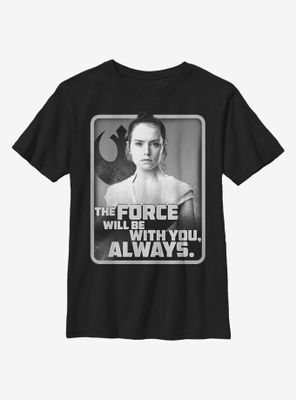 Star Wars: The Rise Of Skywalker With You Rey Youth T-Shirt