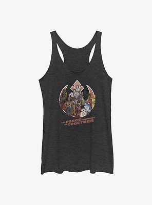 Star Wars: The Rise Of Skywalker Rebel Together Womens Tank Top