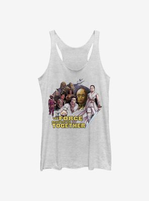 Star Wars: The Rise Of Skywalker Together Characters Womens Tank Top