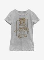 Star Wars: The Rise Of Skywalker Babu Outline Youth Girls T-Shirt