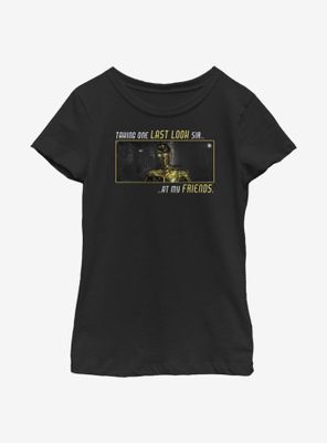 Star Wars: The Rise Of Skywalker Last Look Youth Girls T-Shirt