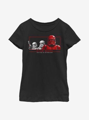 Star Wars: The Rise Of Skywalker Red And Pals Youth Girls T-Shirt