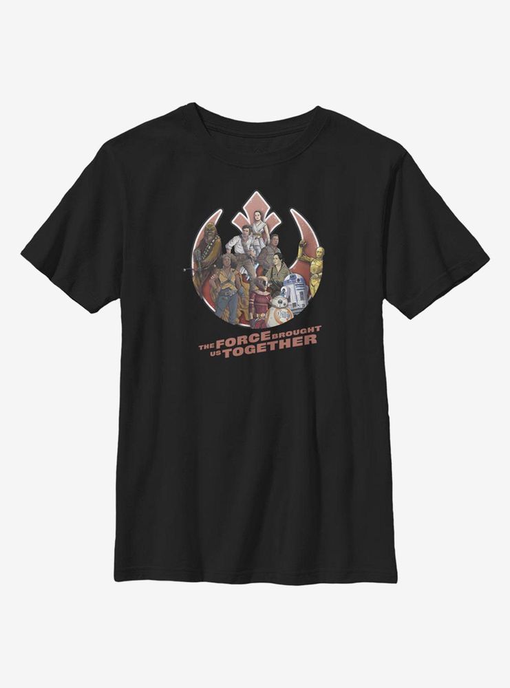 Star Wars: The Rise Of Skywalker Rebel Together Youth T-Shirt