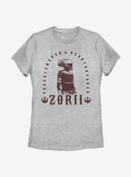 Star Wars: The Rise Of Skywalker Troublemaker Zorii Womens T-Shirt