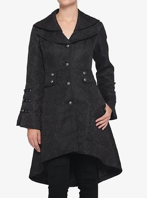 Black Brocade Coat