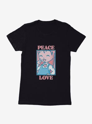 Peace And Love Womens T-Shirt