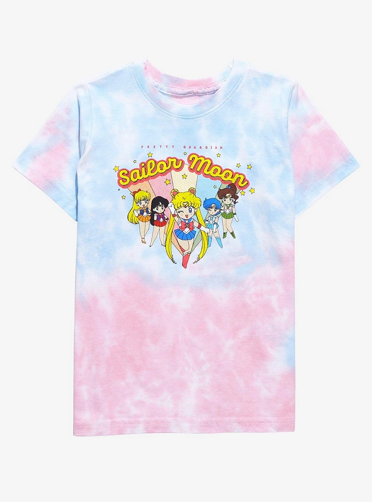 Sailor Moon Chibi Scouts Group Toddler Tie-Dye T-Shirt - BoxLunch Exclusive