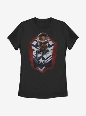 Marvel The Falcon And Winter Soldier Meet Captain America Womens T-Shirt