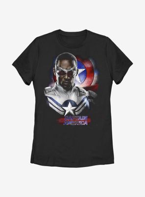 Marvel The Falcon And Winter Soldier Sam Captain America Womens T-Shirt