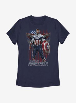 Marvel The Falcon And Winter Soldier Captain America Costume Womens T-Shirt