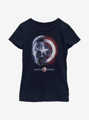 Marvel The Falcon And Winter Soldier Sam Shield Youth Girls T-Shirt