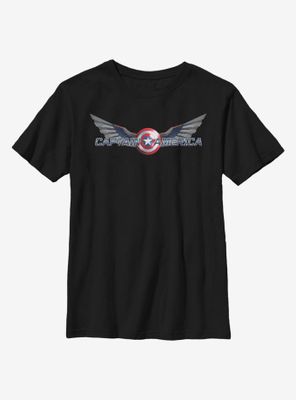 Marvel The Falcon And Winter Soldier Captain America Symbol Youth T-Shirt