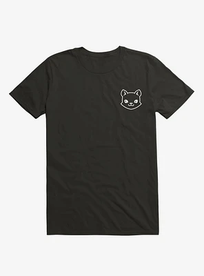 Cat Minimalist Pictogram T-Shirt