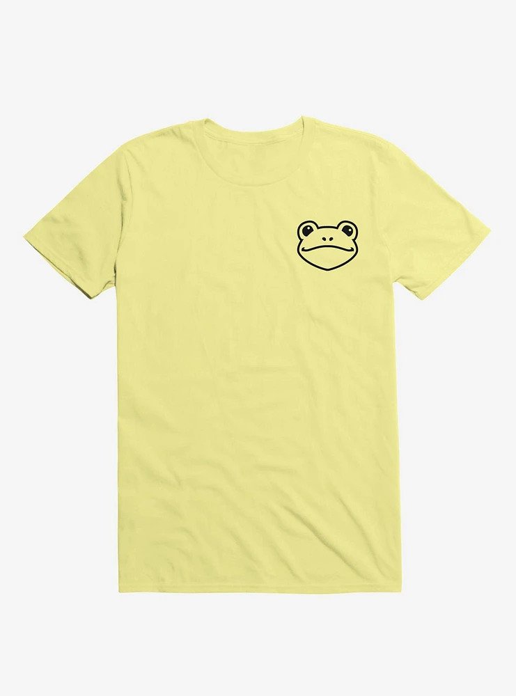 Frog Black And White Minimalist Pictogram T-Shirt