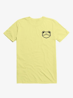 Frog Black And White Minimalist Pictogram T-Shirt
