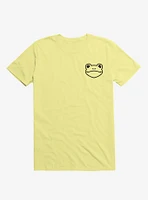 Frog Black And White Minimalist Pictogram T-Shirt