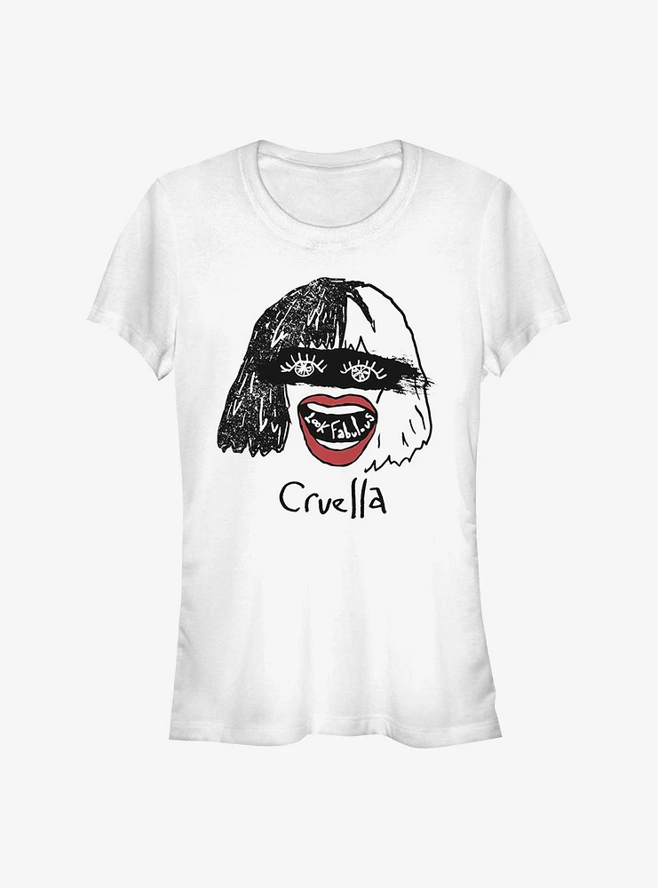 Disney Cruella Look Fabulous Girls T-Shirt