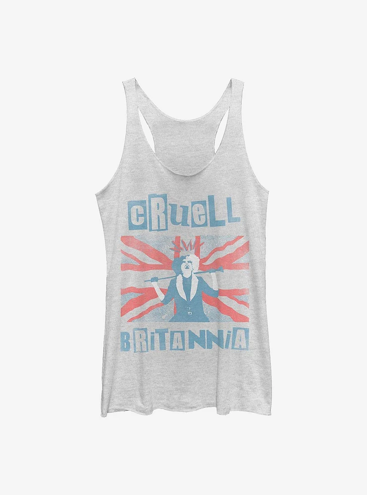 Disney Cruella Cruell Britannia Girls Tank