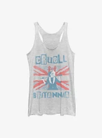 Disney Cruella Cruell Britannia Girls Tank