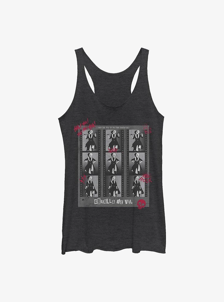 Disney Cruella Film Negatives Girls Tank