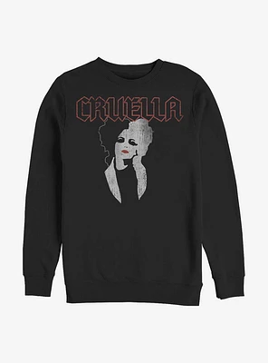Disney Cruella Rock Crew Sweatshirt