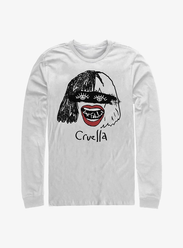 Disney Cruella Look Fabulous Long-Sleeve T-Shirt