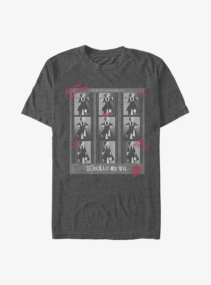 Disney Cruella Film Negatives T-Shirt