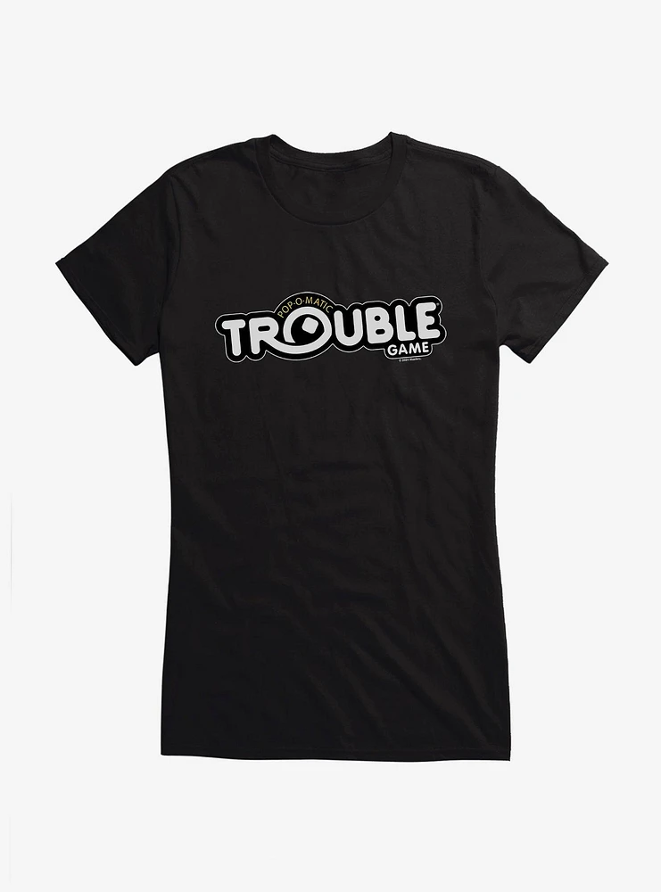 Trouble Game Logo Girls T-Shirt